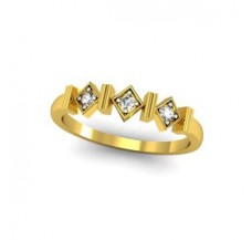 Natural Diamond Ring 0.09 CT / 2.00 gm Gold