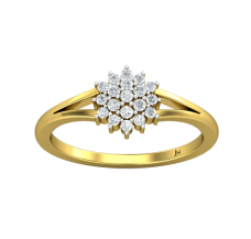 Natural Diamond Ring 0.21 CT / 2.25 gm Gold