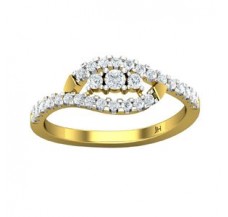 Natural Diamond Ring 0.38 CT / 2.45 gm Gold