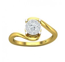 Natural Diamond Ring 0.36 CT / 2.65 gm Gold
