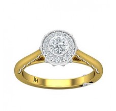Natural Diamond Ring 0.38 CT / 3.50 gm Gold