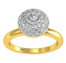 Natural Diamond Ring 0.315 CT / 3.42 gm Gold