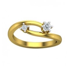 Natural Diamond Ring 0.19 CT / 3.55 gm Gold
