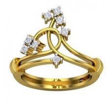 Natural Diamond Ring 0.20 CT / 4.20 gm Gold