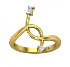 Natural Diamond Ring 0.08 CT / 3.00 gm Gold