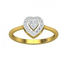 Natural Diamond Ring 0.25 CT / 2.73 gm Gold
