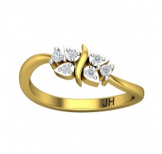 Natural Diamond Ring 0.16 CT / 2.90gm Gold