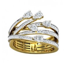 Natural Diamond Ring 0.75 CT / 5.68 gm Gold