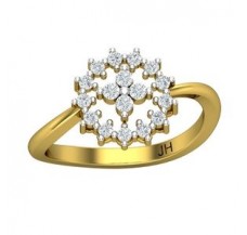 Natural Diamond Ring 0.38 CT / 3.11 gm Gold