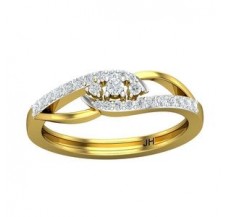 Natural Diamond Ring 0.26 CT / 2.50 gm Gold