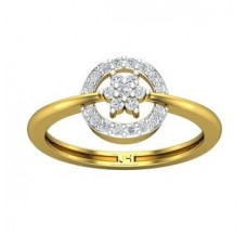 Natural Diamond Ring 0.26 CT / 2.49 gm Gold