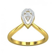 Natural Diamond Ring 0.23 CT / 2.67 gm Gold