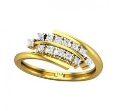 Natural Diamond Ring 0.26 CT / 2.65 gm Gold
