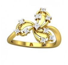 Natural Diamond Ring 0.23 CT / 3.20 gm Gold