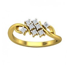 Natural Diamond Ring 0.24 CT / 2.80 gm Gold