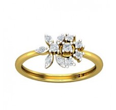 Natural Diamond Ring 0.28 CT / 2.59 gm Gold