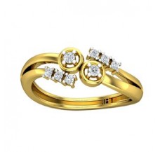 Natural Diamond Ring  0.22 CT / 3.00 gm Gold