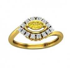 Natural Diamond & Gemstone Ring 0.65 CT / 3.00 gm Gold