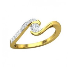Natural Diamond Ring 0.42 CT / 3.00 gm Gold