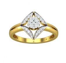 Natural Diamond Ring 0.25 CT / 3.50 gm Gold