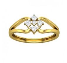 Natural Diamond Ring 0.18 CT / 2.40 gm Gold