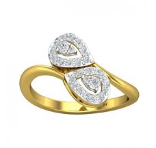 Natural Diamond Ring 0.33 CT / 3.09 gm Gold
