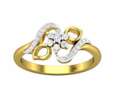Natural Diamond Ring 0.26 CT / 2.75 gm Gold
