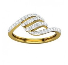 Natural Diamond Ring 0.30 CT / 2.50 gm Gold