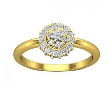 Natural Diamond Ring 0.25 CT / 3.00 gm Gold