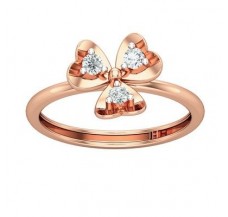 Natural Diamond Heart Ring 0.15 CT / 2.50 gm Gold