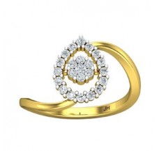 Natural Diamond Ring 0.36 CT / 2.80 gm Gold
