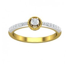 Natural Diamond Ring 0.23 CT / 2.25 gm Gold