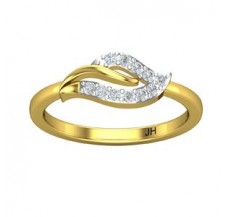Natural Diamond Ring 0.22 CT / 2.60 gm Gold