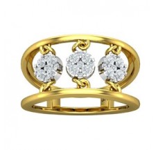 Natural Diamond Ring 0.45 CT / 4.60 gm Gold