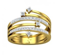 Natural Diamond Ring 0.44 CT / 5.60 gm Gold