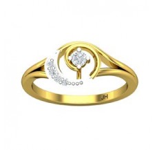 Natural Diamond Ring 0.10 CT / 2.74 gm Gold