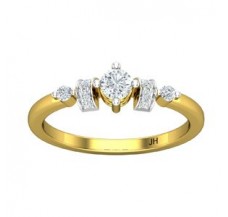 Natural Diamond Ring 0.30 CT / 2.30 gm Gold