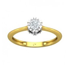 Natural Diamond Ring 0.25 CT / 2.10 gm Gold