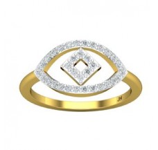 Natural Diamond Ring 0.34 CT / 2.68 gm Gold