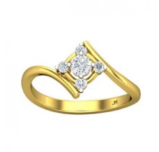 Natural Diamond Ring 0.29 CT / 2.49 gm Gold