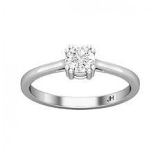 PreSet Natural Solitaire Diamond Ring 0.40 CT / 2.30 gm Gold