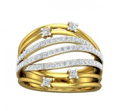 Natural Diamond Ring 0.67 CT / 6.10 gm Gold