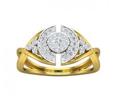 Natural Diamond Ring 0.41 CT / 3.50 gm Gold