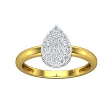 Natural Diamond Ring 0.35 CT / 2.75 gm Gold
