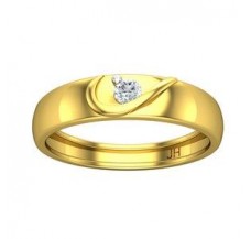 Natural Diamond Band for HER 0.10 CT / 2.60 gm Gold