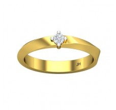 Natural Diamond Band for Men 0.12 CT / 4.50 gm Gold