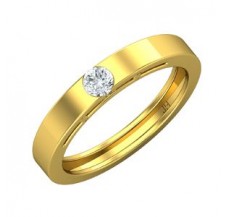 Natural Diamond Band for Men 0.25 CT / 4.50 gm Gold
