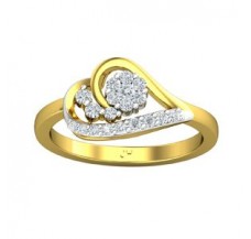 Natural Diamond Ring 0.23 CT / 3.00 gm Gold