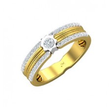Natural Diamond Band for HER 0.38 CT / 4.40 gm Gold