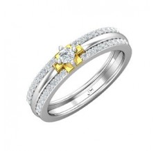 Natural Diamond Band for HER 0.38 CT / 3.50 gm Gold